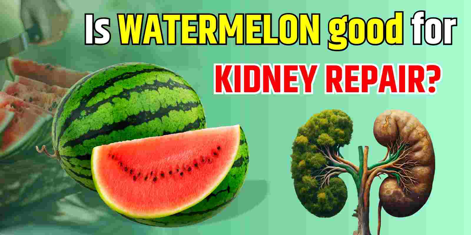 Is Watermelon Good for Kidney Repair?